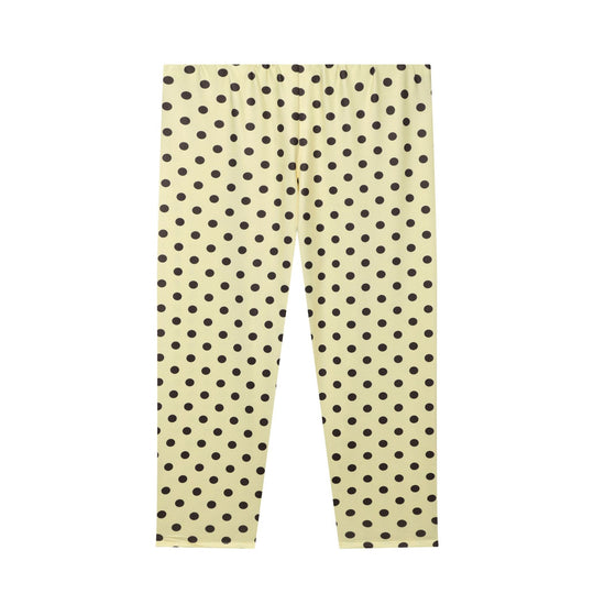 Damen Hochtaillierte Gepunktete Leggings aus Stretchjersey Shop Nory