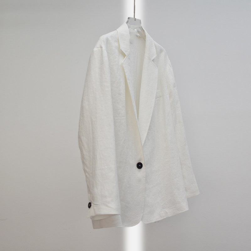 Damen Eleganter und lässiger Leinenblazer Shop Nory