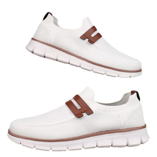Damen Elastischer Strick‑Mokassin‑Sneaker mit dämpfender EVA‑Sohle und Zierriemen Shop Nory