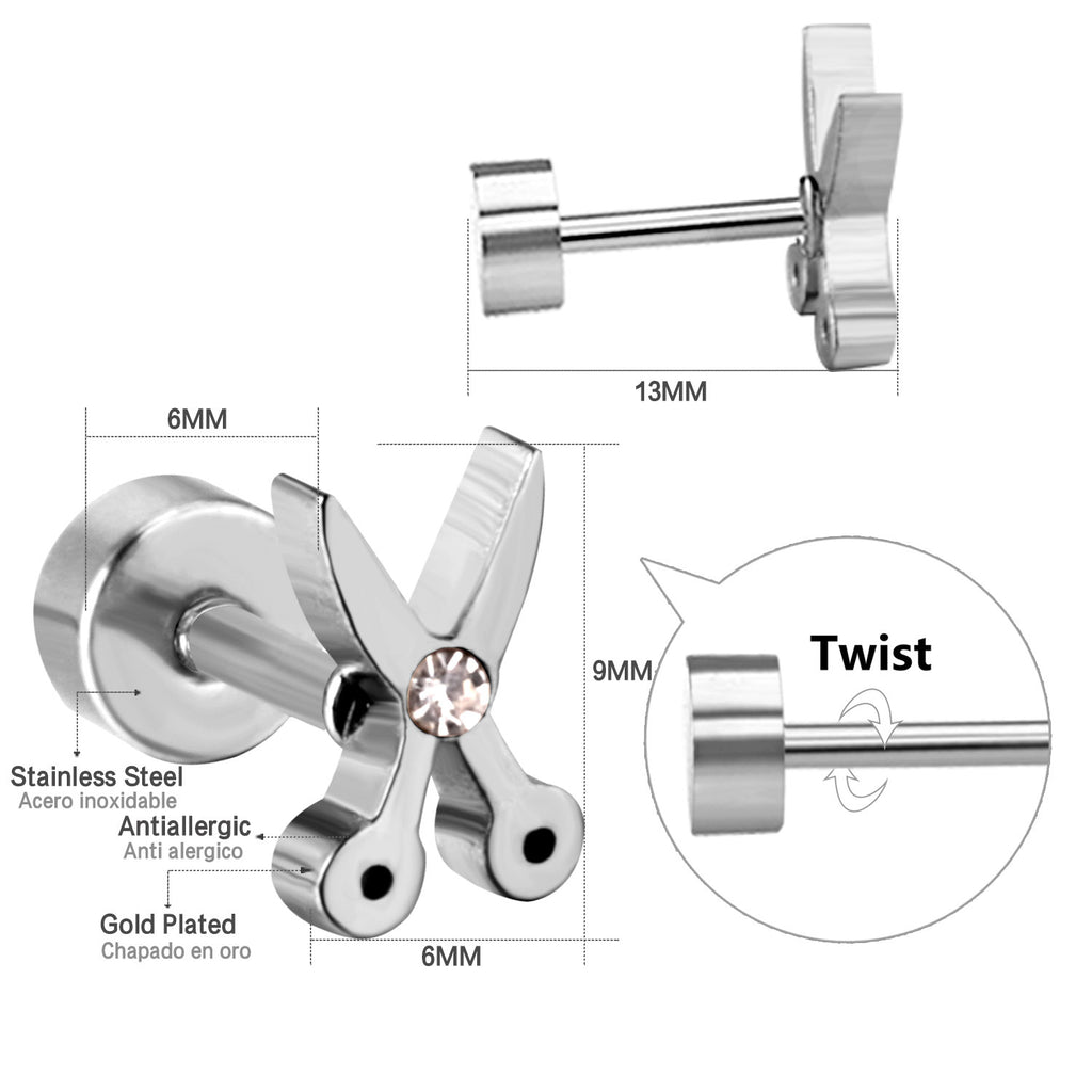 Damen Ohrstecker im modernen Obst-Motiv Shop Nory