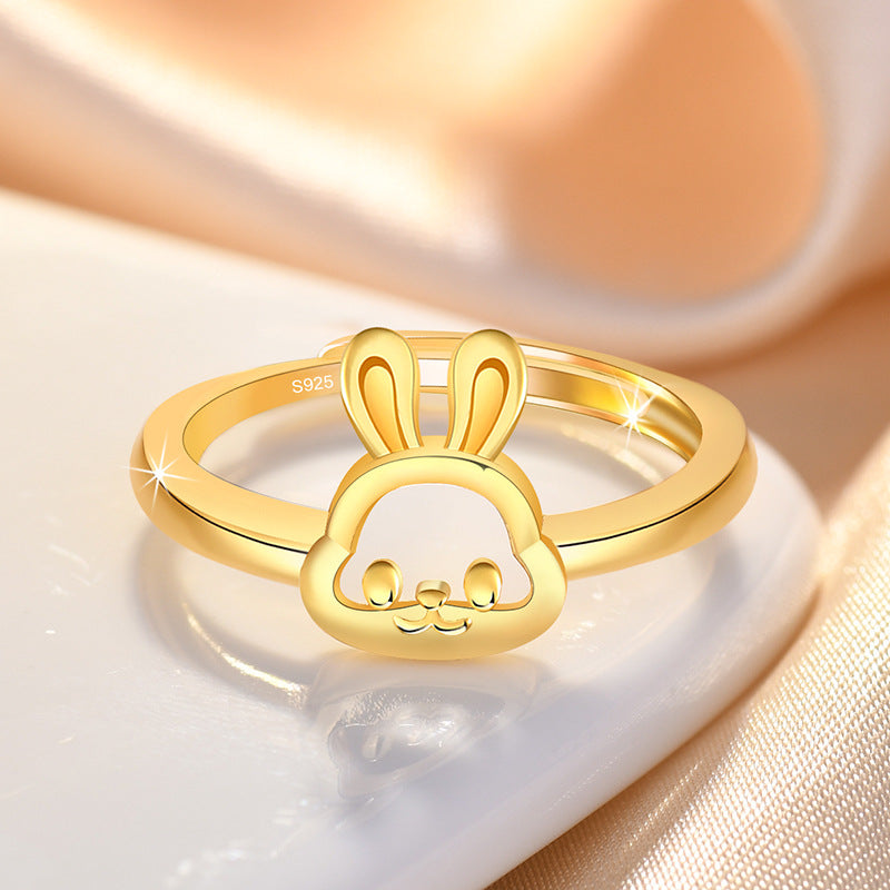 Damenring mit verspieltem Tiermotiv aus hochwertigem Metall Shop Nory