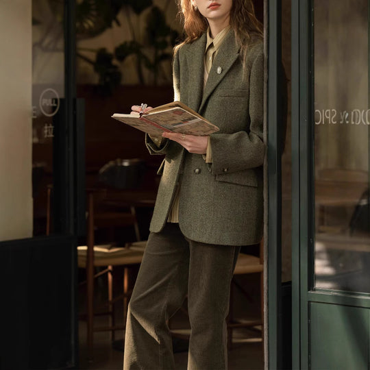 Damen Eleganter und moderner Wollblazer Shop Nory