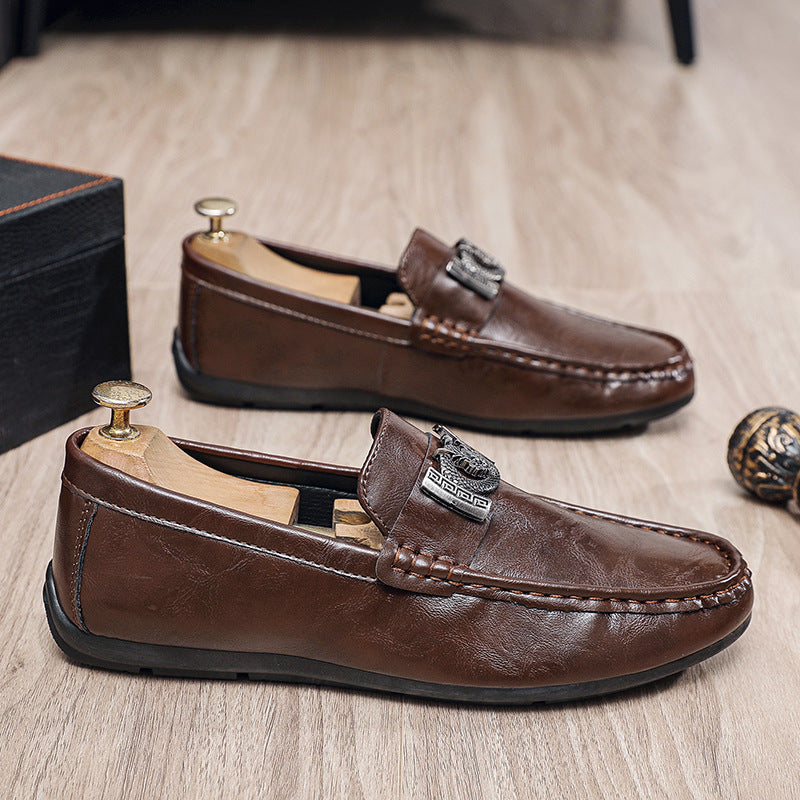 Herren Elegante Mokassins mit Metalldetails Shop Nory