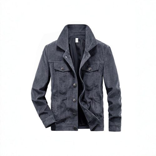Herren Cordjacke aus Feincord mit Hemdkragen, Brustklappen und gesteppter Innenfütterung Shop Nory