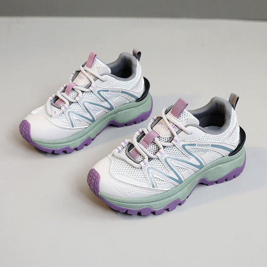 Damen Sportliche Wanderschuhe mit atmungsaktiver Mesh-Oberfläche und rutschfester Laufsohle Shopnory
