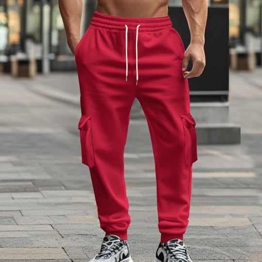 Herren nan Utility-Joggerhose mit seitlichen Klappentaschen, Kordelzugbund und konischer Passform Shop Nory