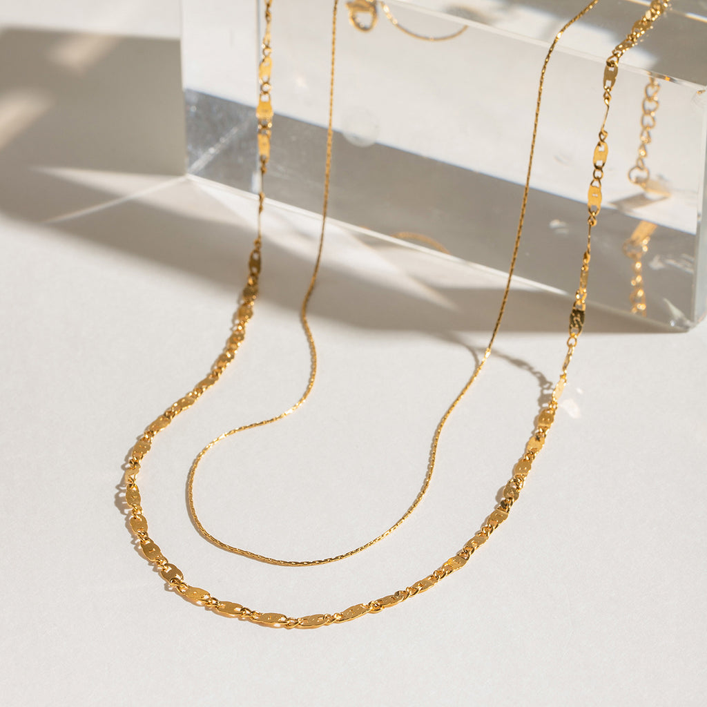 Damen Edelstahl Halskette mit verstellbarem und hypoallergenem Design Shop Nory