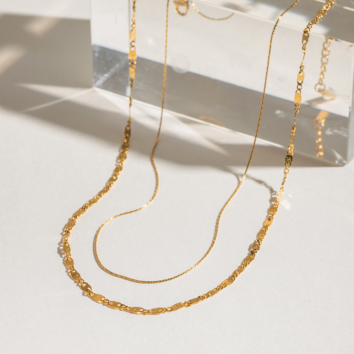 Damen Edelstahl Halskette mit verstellbarem und hypoallergenem Design Shop Nory