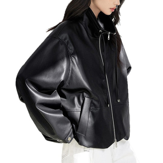 Damen Modische Blousonjacke mit hohem Kragen Shop Nory