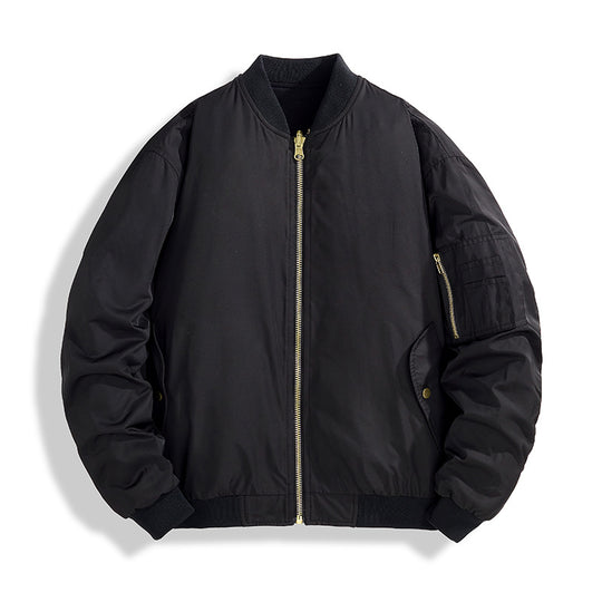 Herren Modische Bomberjacke mit Stehkragen Shop Nory