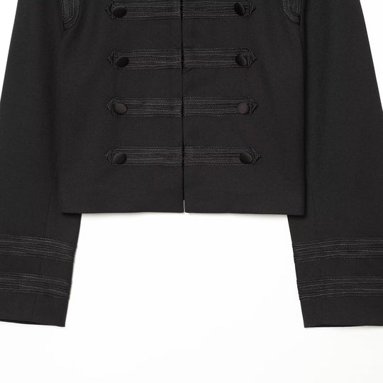 Damen Cropped Marschalljacke mit Stehkragen und dekorativen Zierbordüren Shop Nory