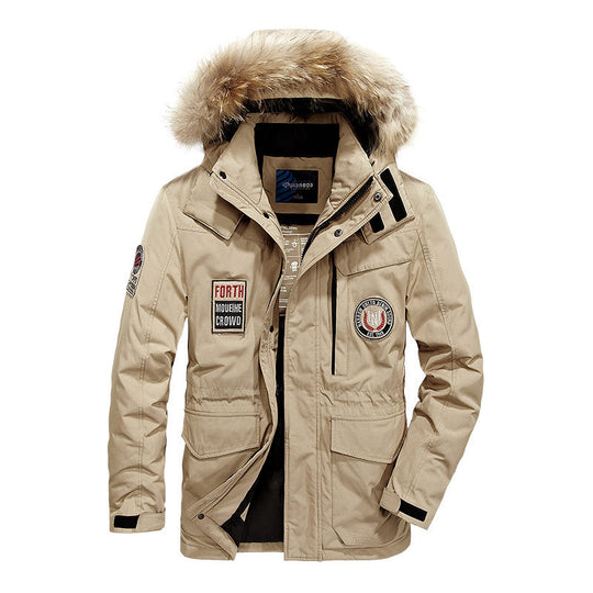 Herren Thermo-Parka mit Kapuze und Kunstfellbesatz, wasserabweisend und multifunktional Shop Nory