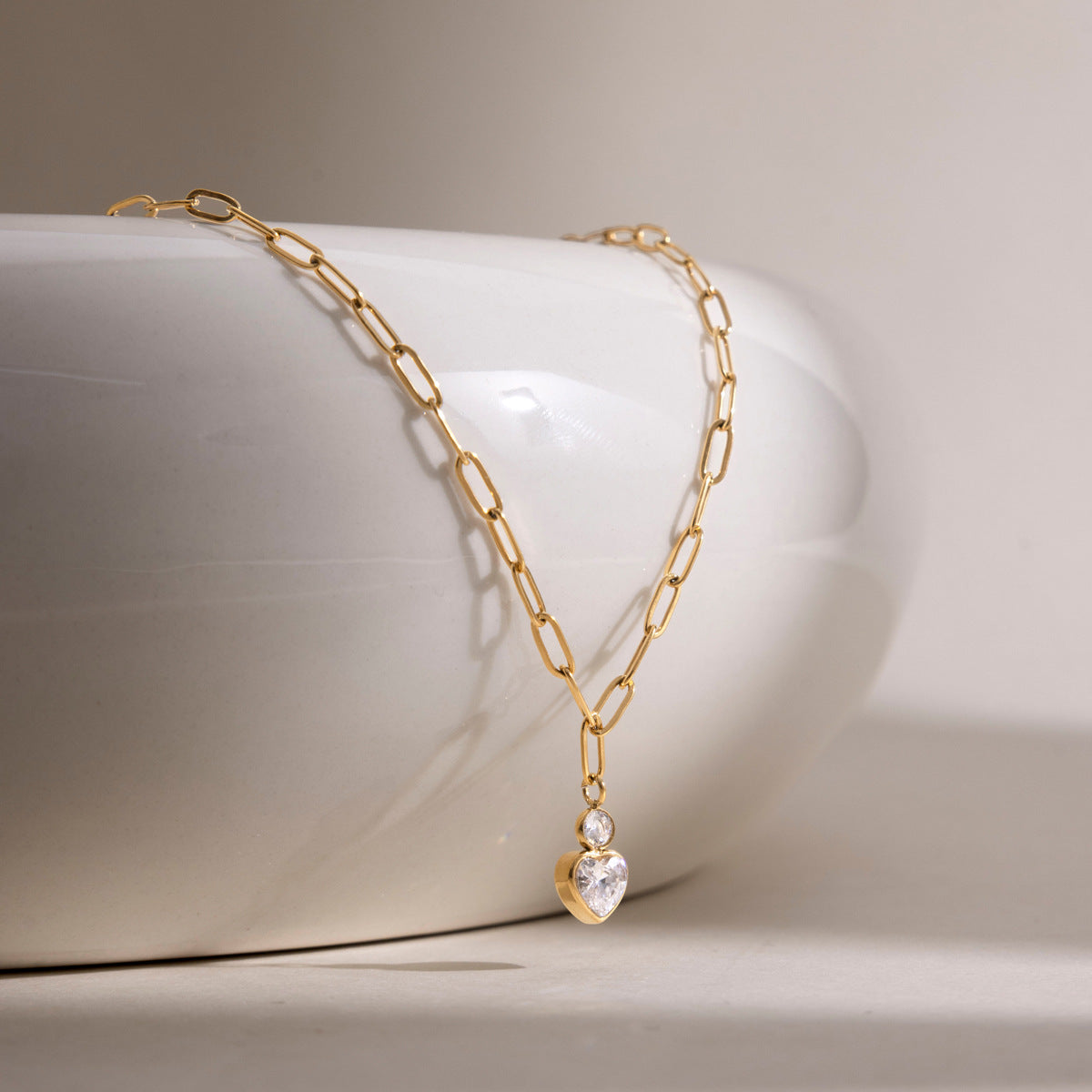 Damen Halsschmuck mit Zirkonstein Shop Nory
