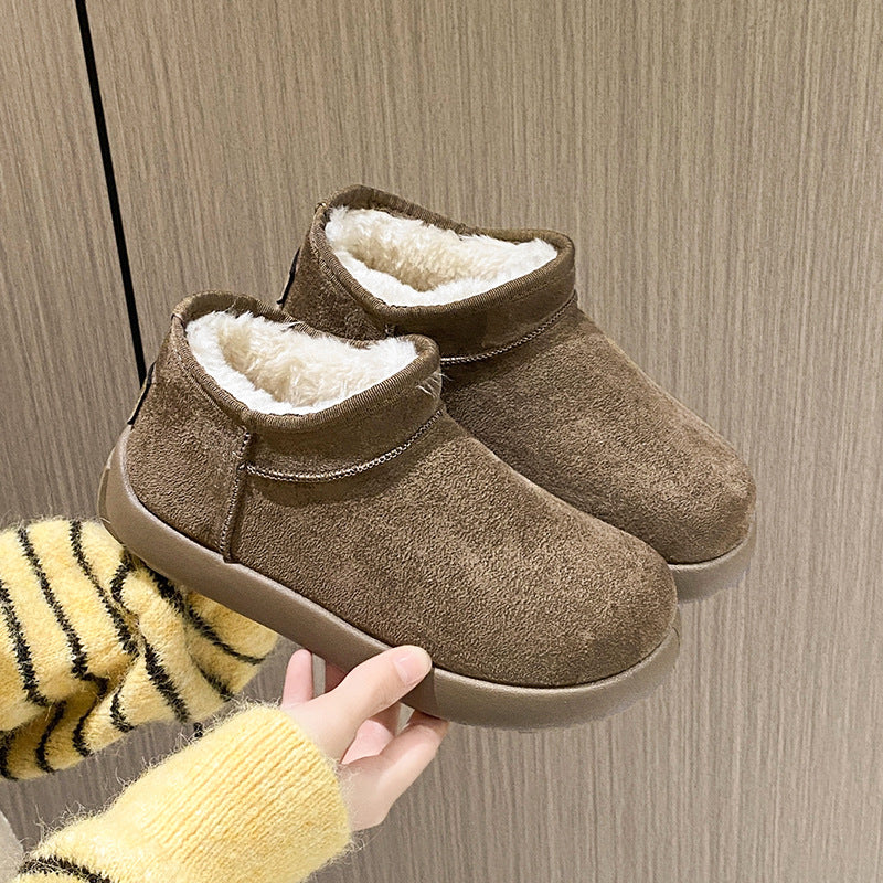 Damen Gefütterte Kurzstiefeletten mit Teddyfutter und rutschfester Profilsohle Shop Nory