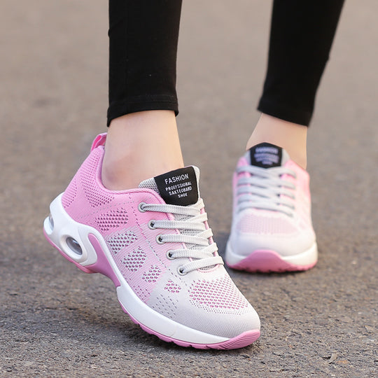 Damen atmungsaktive Strick-Sneaker mit Luftkammer-Zwischensohle und gepolstertem Einstieg Shop Nory
