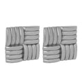 Damen Ohrstecker mit geometrischem Design und eleganter Oberflächenstruktur Shop Nory