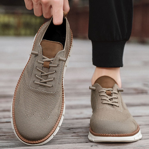 Herren gestrickter Komfort-Sneaker mit atmungsaktivem Strickoberteil und flexibler EVA-Laufsohle Shop Nory