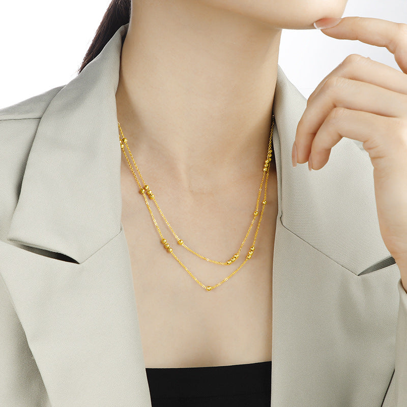 Damen Halskette mit filigranen Kugeldetails Shop Nory