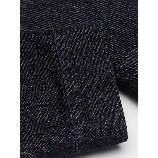 Herren Boxy-Jeansjacke mit Cordkragen und Metallknebelverschlüssen Shop Nory