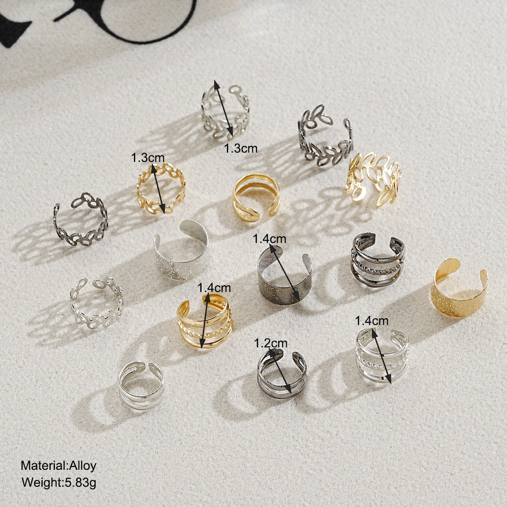 Damen Ohrcuff-Set mit vielfältigen Designs und kreativen Strukturierungen Shop Nory