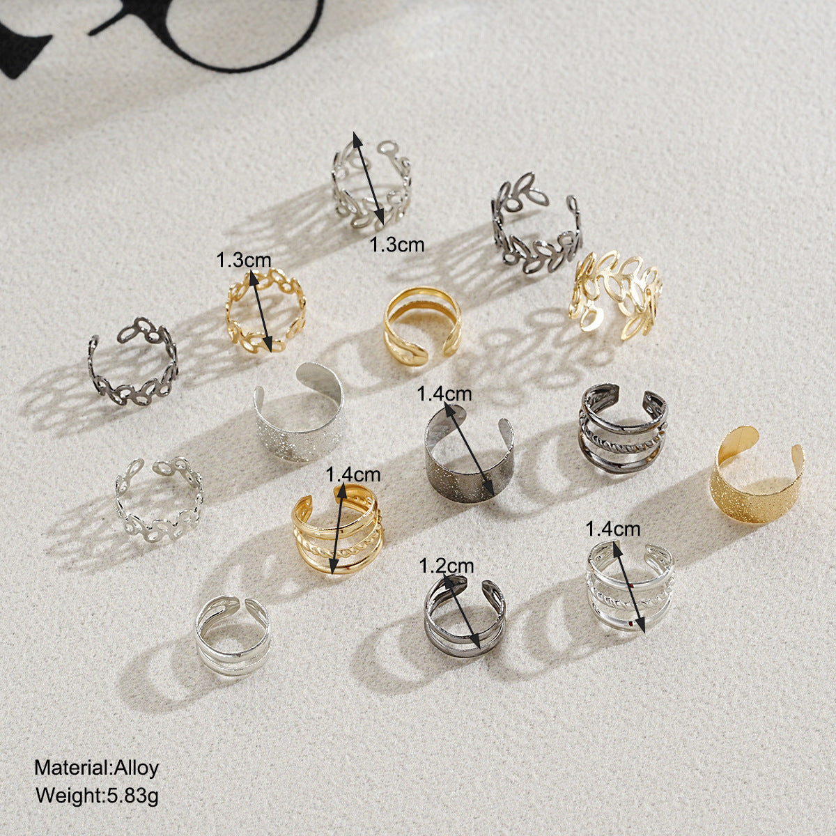 Damen Ohrcuff-Set mit vielfältigen Designs und kreativen Strukturierungen Shop Nory