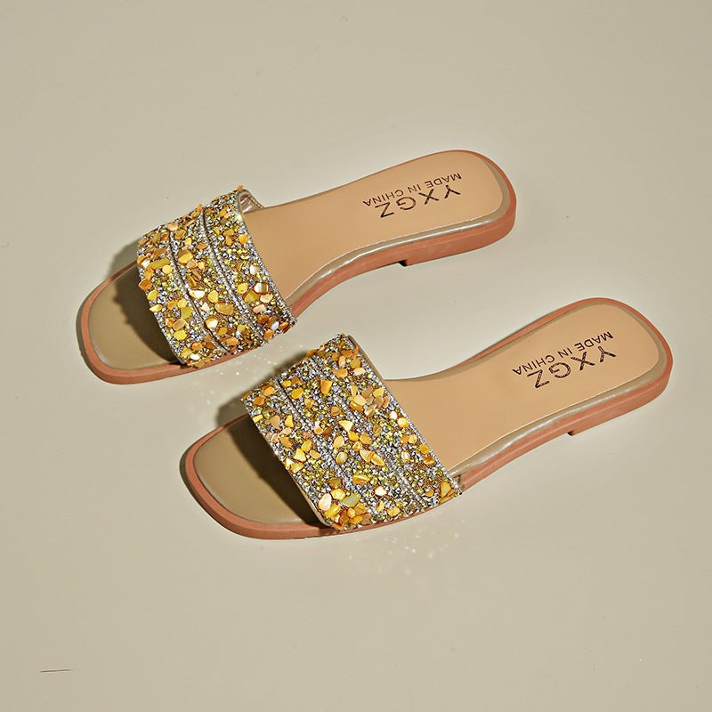 Damen Glitzernde und bequeme Slipper