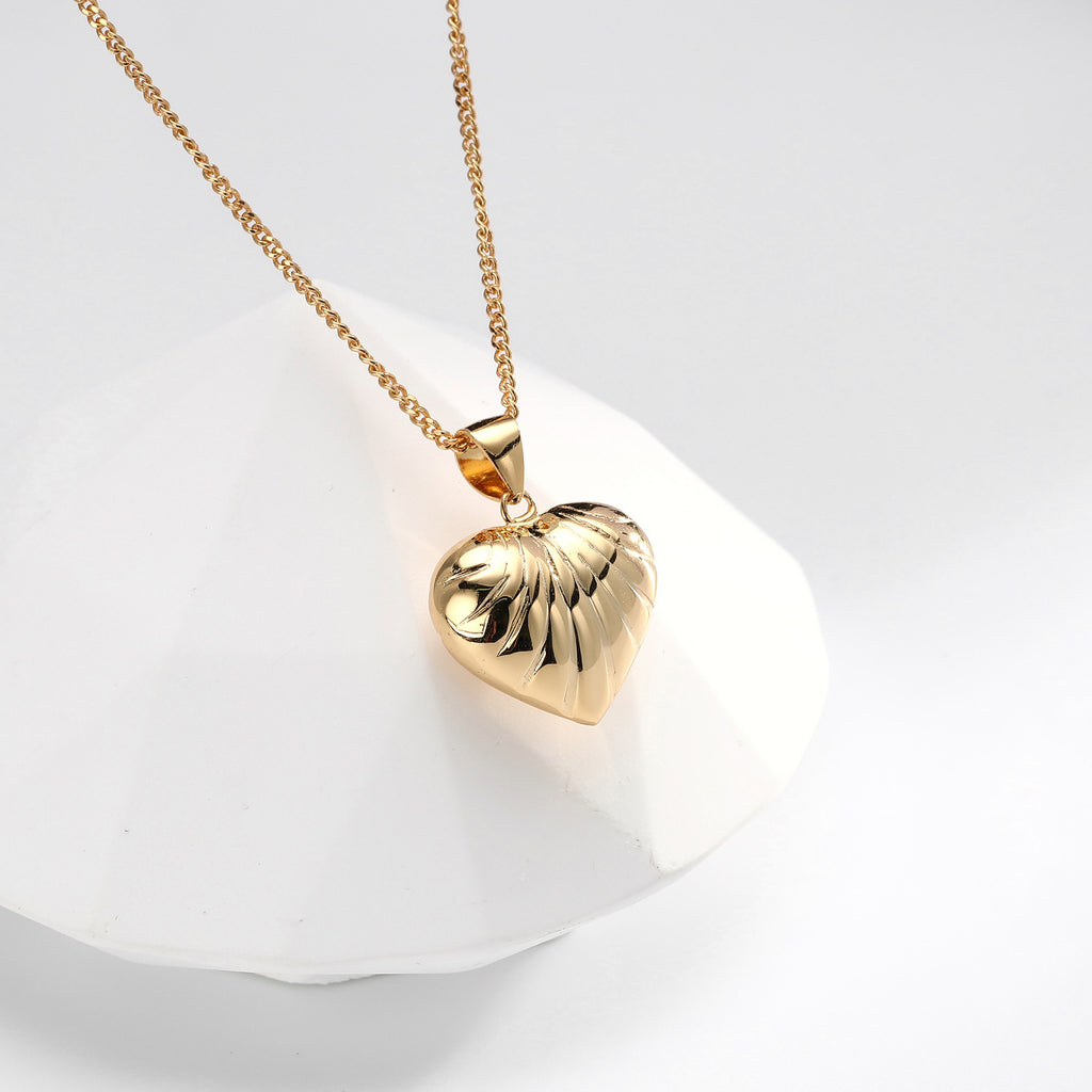 Damen Halskette mit herzförmigem Anhänger aus hochwertigem 925 Sterling Silber Shop Nory