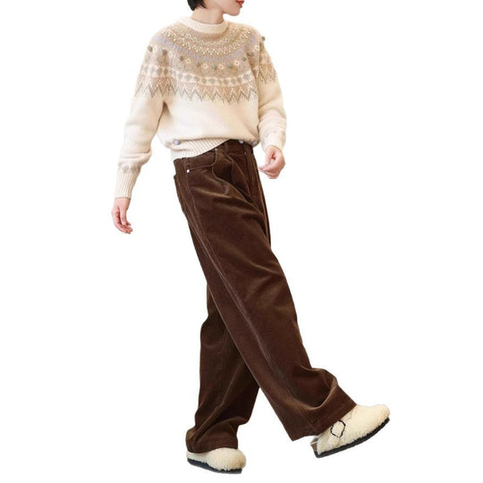 Damen Weit geschnittene Cordhose Shop Nory