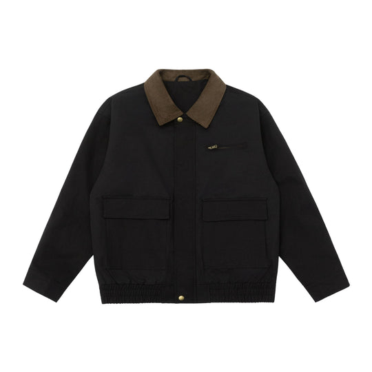 Herren Oversize Workwear-Jacke mit Kordkragen und großen Pattentaschen Shop Nory