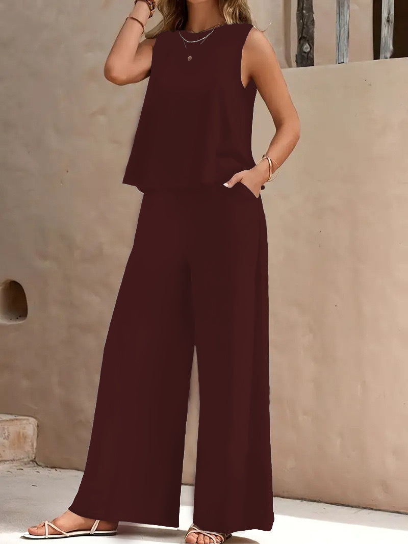 Damen Komfortables und elegantes Loungeset mit weitem Schnitt