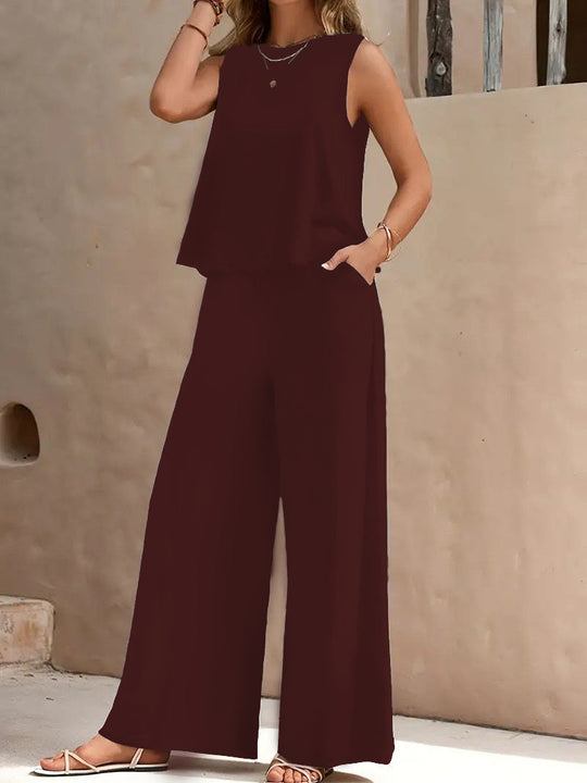 Damen Komfortables und elegantes Loungeset mit weitem Schnitt