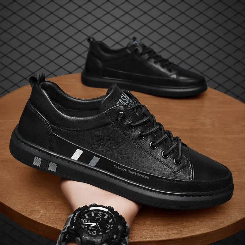 Damen Sportliche Sneaker aus hochwertigem Leder mit ergonomischer Dämpfung