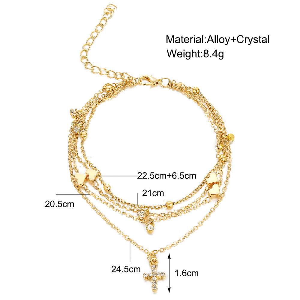 Damenarmband mit zierlichen Herz- und Perlenakzenten Shop Nory