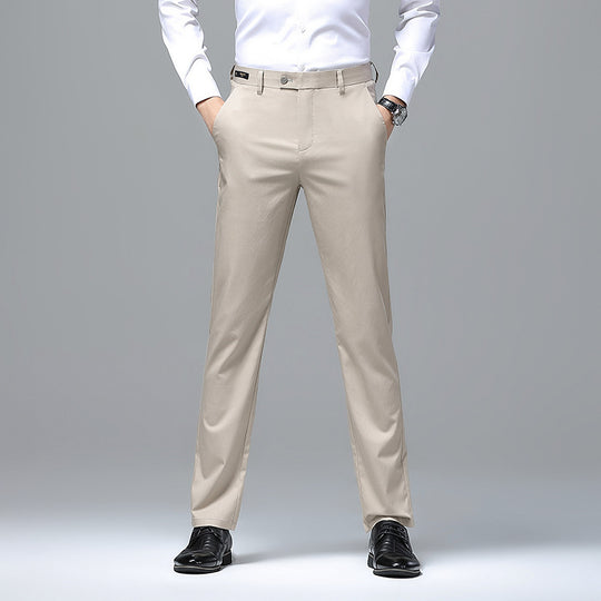 Herren Elegante Business-Chino mit Stretchkomfort und schlankem Bügelsaum Shop Nory