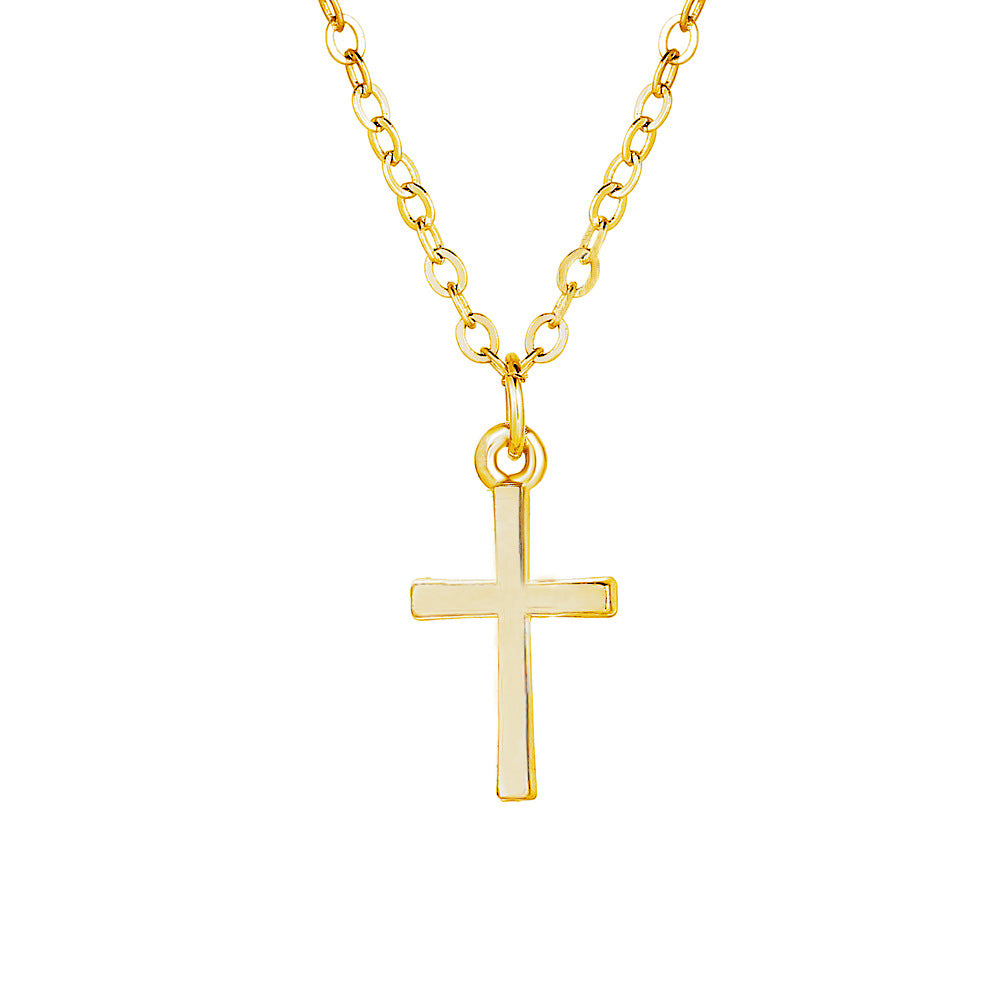 Damen Halskette mit elegantem Kreuzanhänger Shop Nory