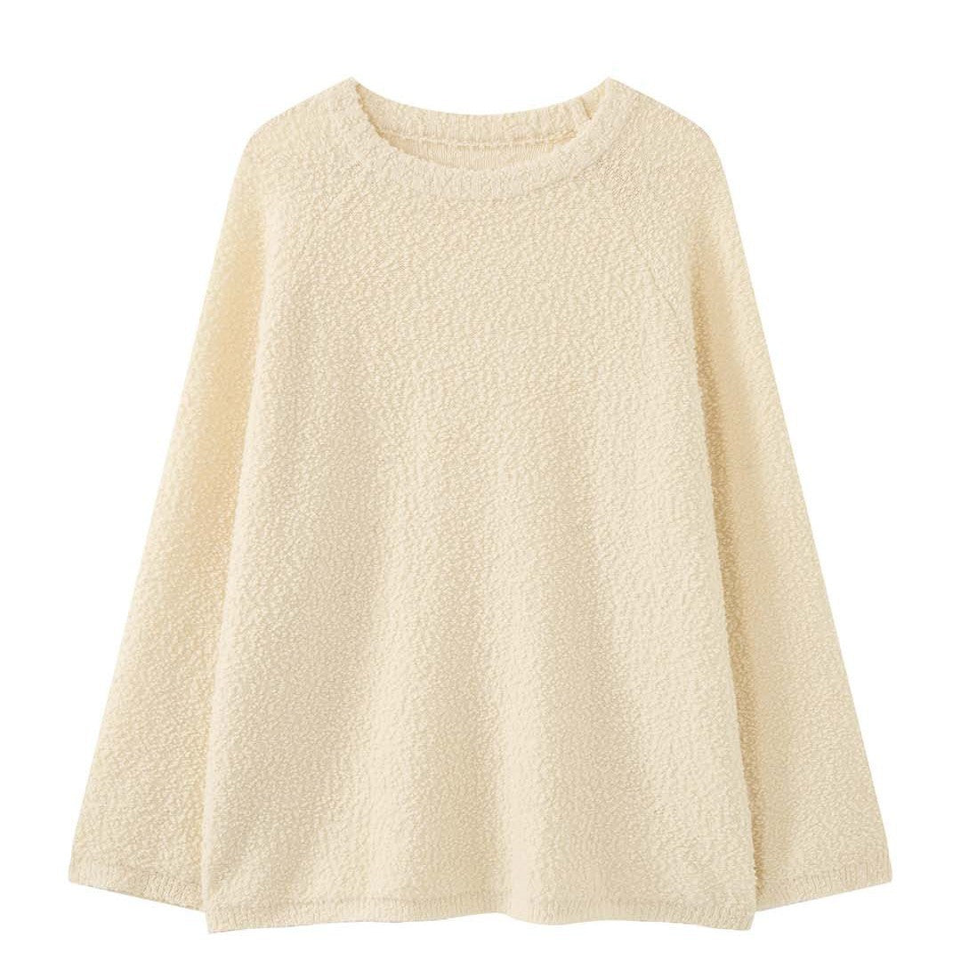 Damen Flauschiger Bouclé-Pullover im Oversize-Schnitt Shop Nory