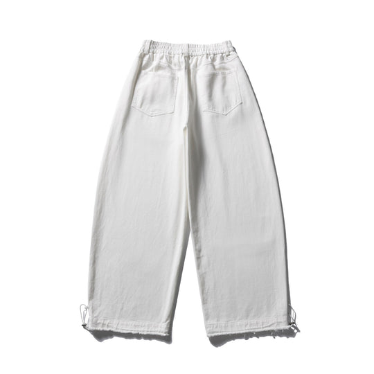 Damen Culotte-Hose im weiten Schnitt mit elastischem Bund und Kordelzug Shop Nory