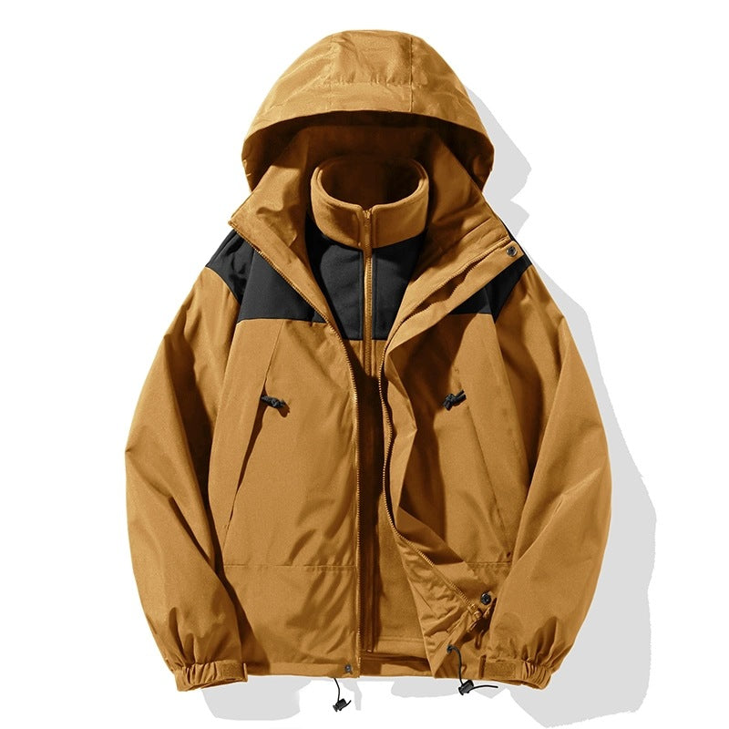 Herren Zweiteiliges Softshell-Set mit abnehmbarem Fleece‑Innenlayer und verstellbarer Kapuze Shop Nory