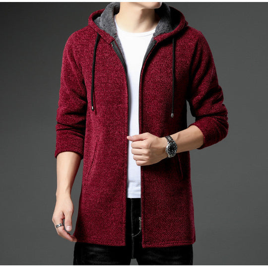 Herren urbane Freizeitjacke mit Kapuze