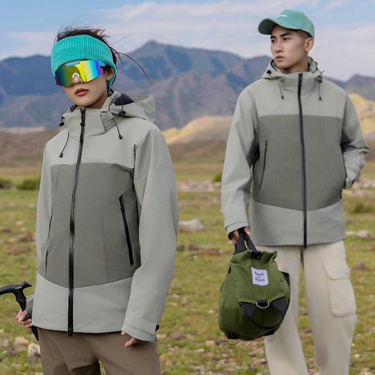Herren zweilagige Softshell‑Outdoorjacke mit herausnehmbarem Fleece‑Innenlayer, wind‑ und wasserabweisend Shop Nory