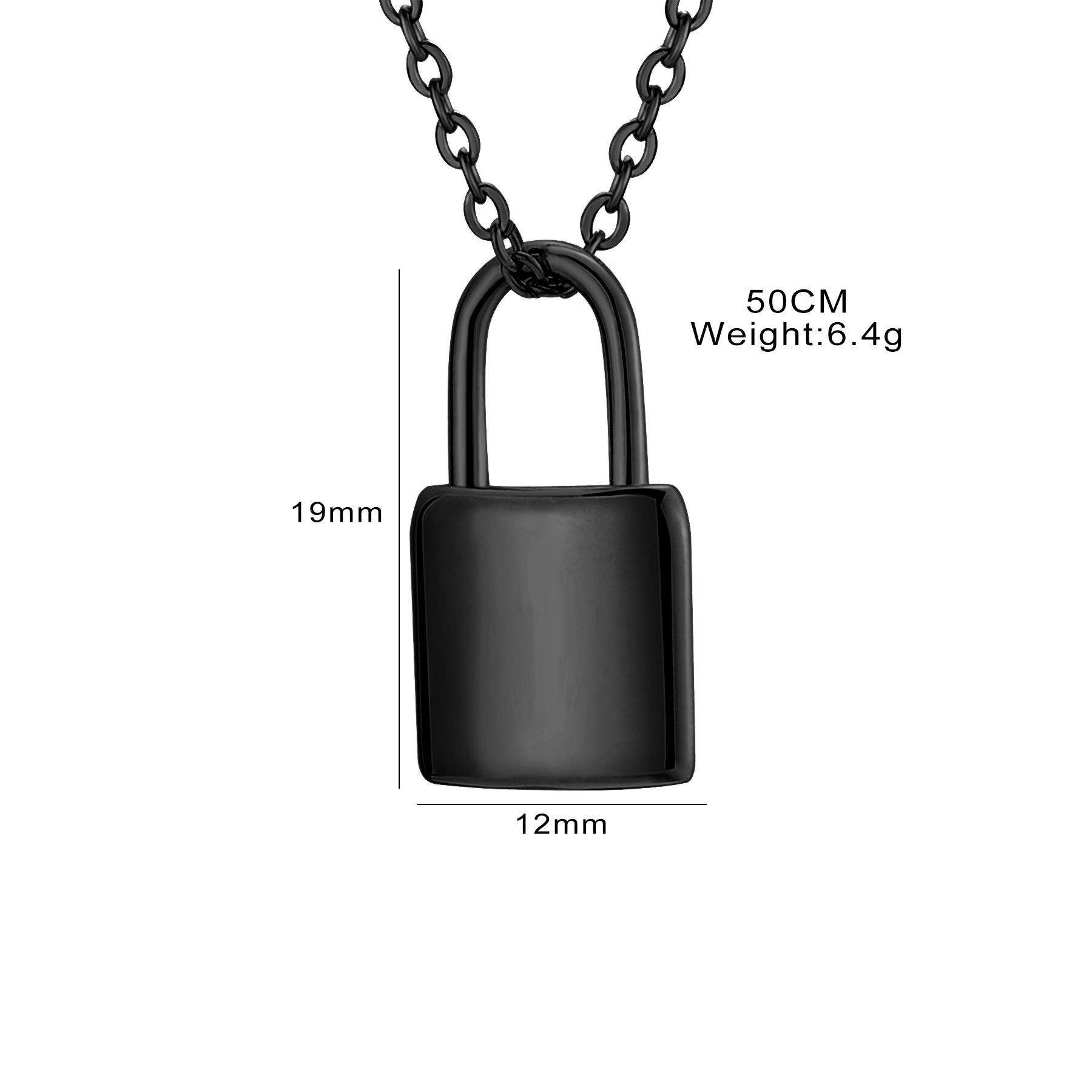 Damen Kette mit Vorhängeschloss-Anhänger Shop Nory