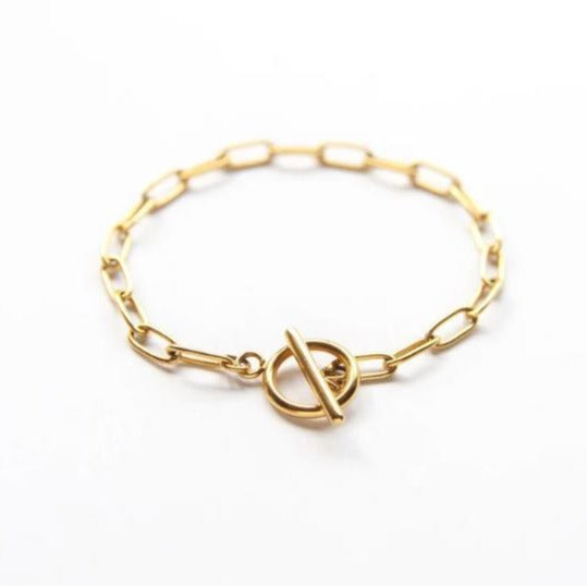 Damen modisches Armband mit robustem Gliederketten-Design Shop Nory