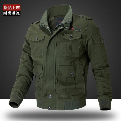 Herren Militärjacke mit zahlreichen Taschen Shop Nory