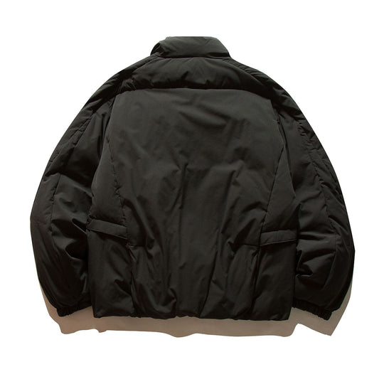 Herren Boxy Thermo-Pufferjacke mit überlappendem Stehkragen und aufgesetzten Klappentaschen Shop Nory