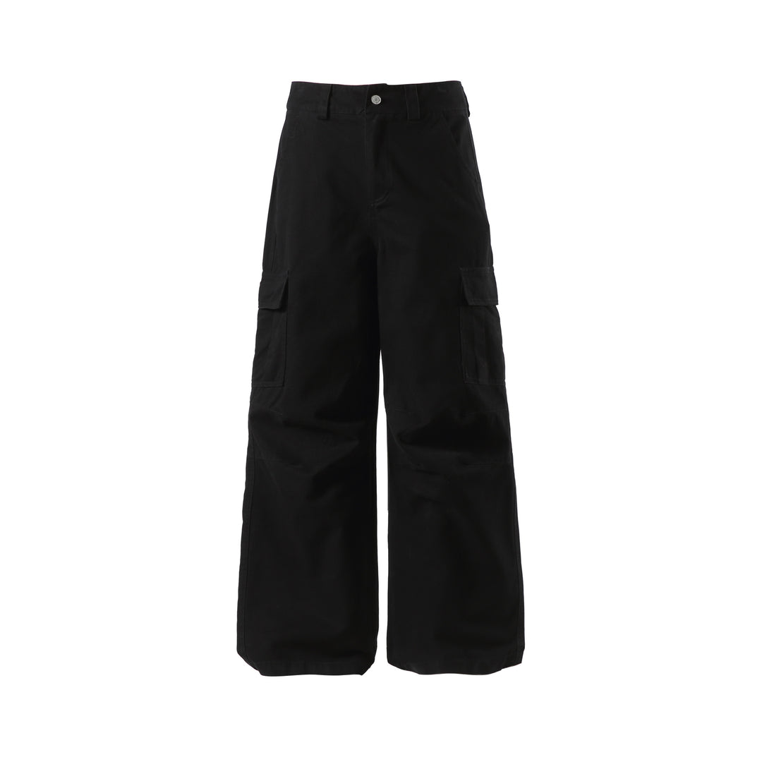 Damen Weite Cargo-Culotte mit hoher Taille, tiefem Schritt und funktionalen Pattentaschen Shop Nory