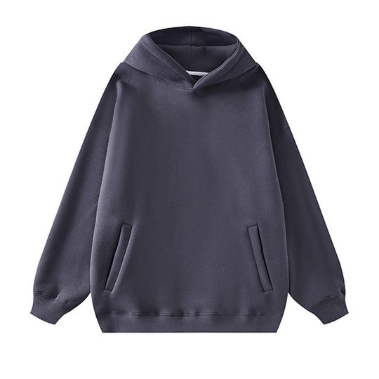 Damen lässiger Kapuzenpullover aus weichem Fleece mit praktischem Schnitt