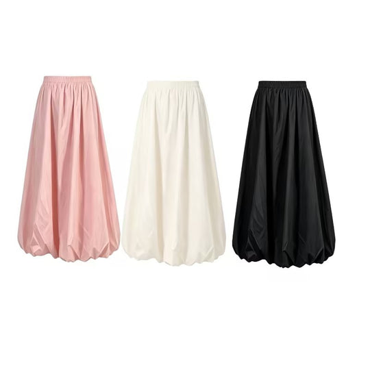 Damen Maxirock mit weitem Faltenfall und ballonförmigem Saum Shop Nory