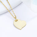 Damen Halskette mit herzförmigem Anhänger und feiner Gliederkette Shop Nory