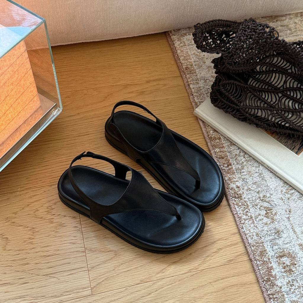 Damen Zehentrenner-Sandalen mit ergonomischer Fußbettgestaltung und komfortabel verstellbarem Riemen