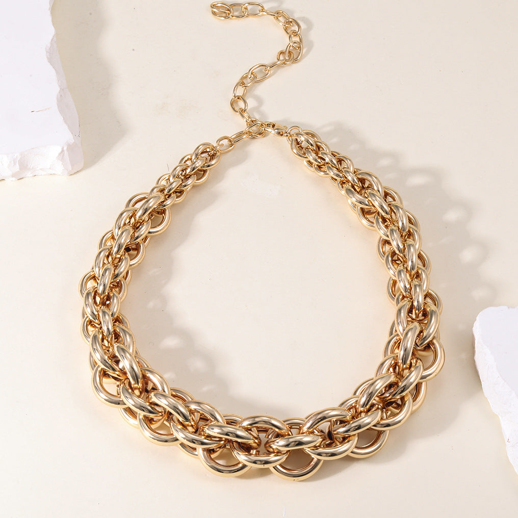 Damen Statement Halskette mit skulpturalem Design Shop Nory